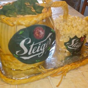 Syrová torta = Pivný set Steigert