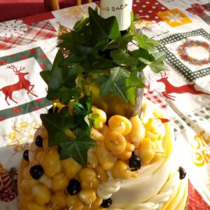 Syrová torta parenicová s fľašou